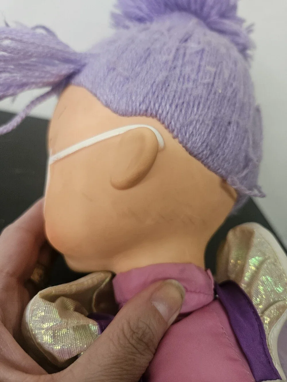 Vintage Rainbow Brite Shy Violet Large 18” Plush Doll Hallmark Mattel 1983 VTG